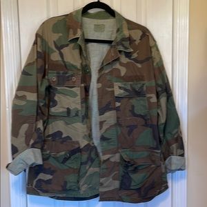 Vintage American Camo Army Jacket
